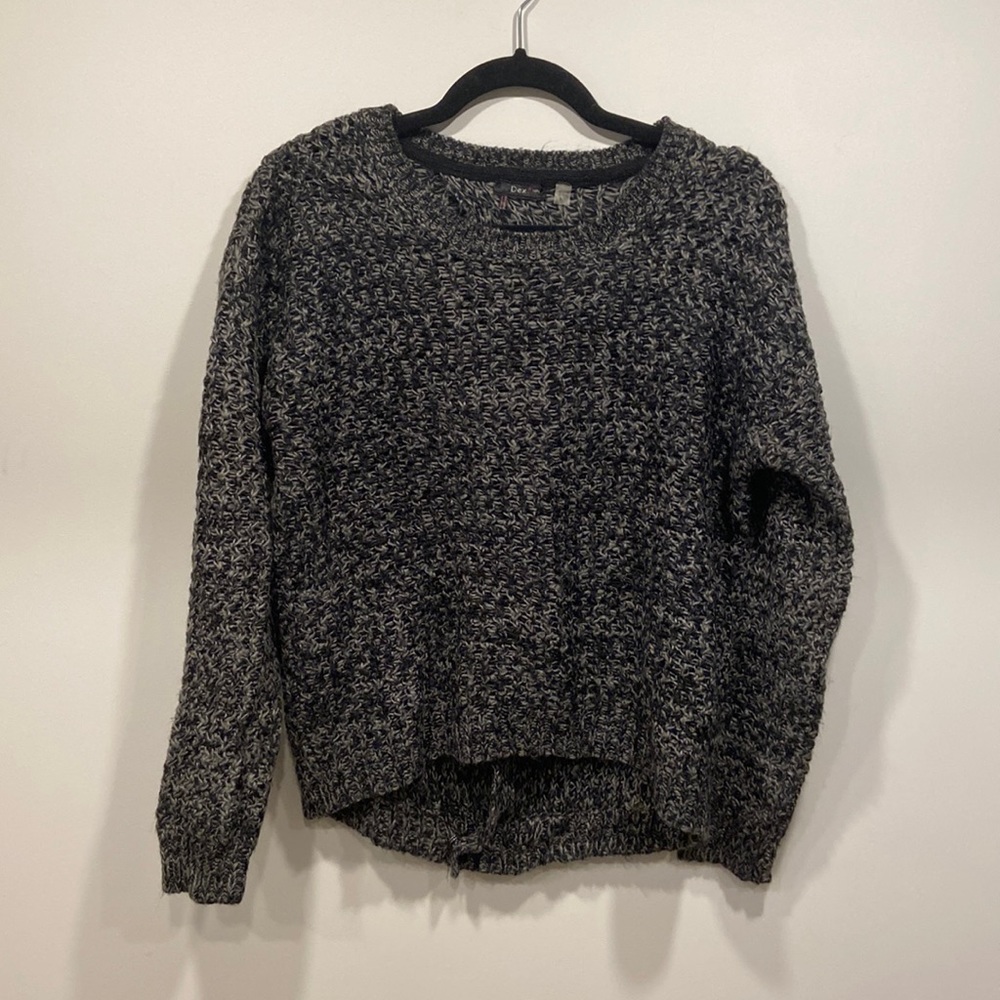 Open back sweater